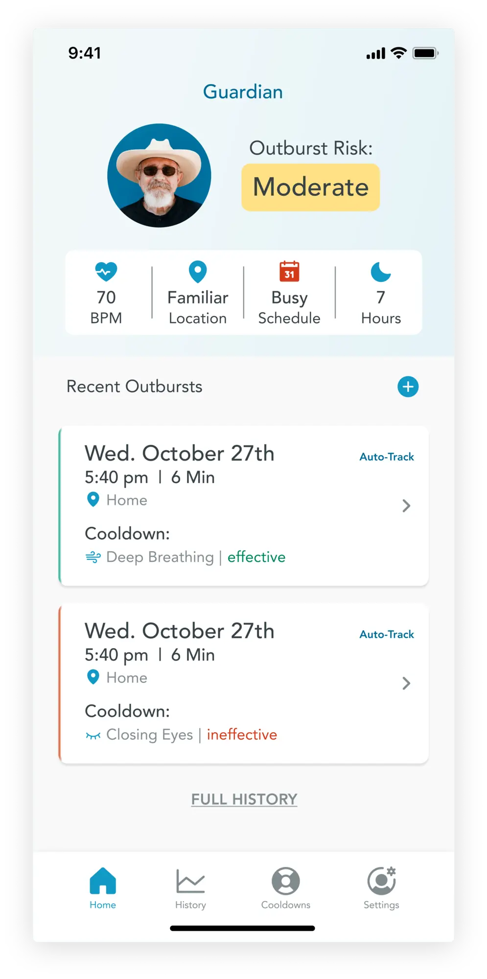 Upstart dashboard user interface desktop