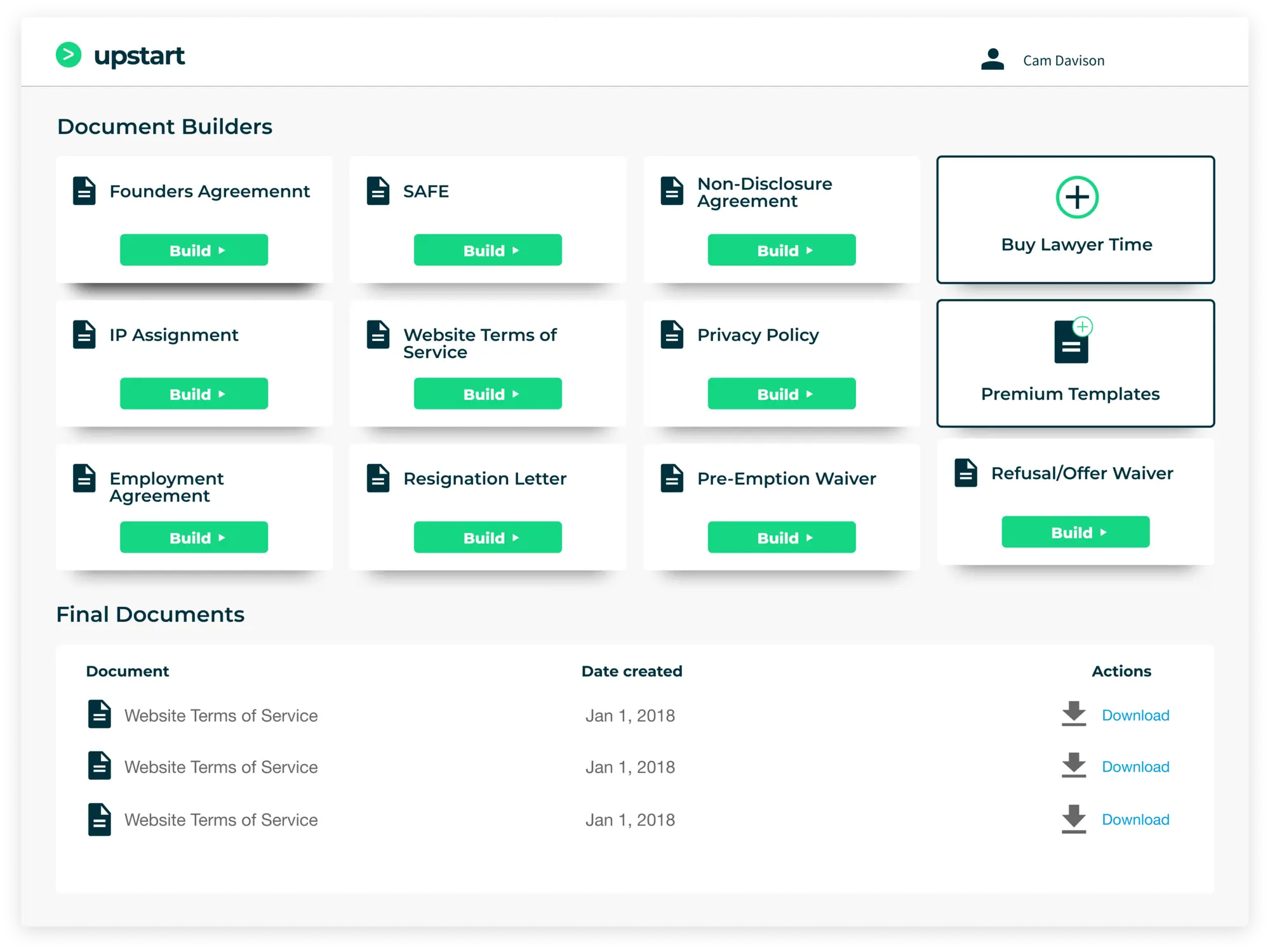 desktop dashboard design