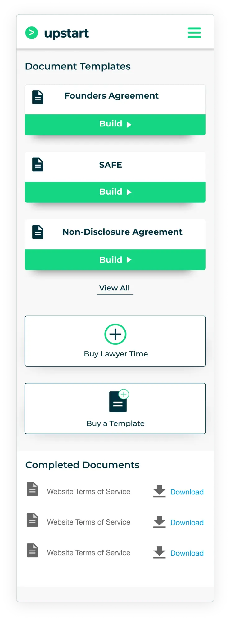 Mobile dashboard design