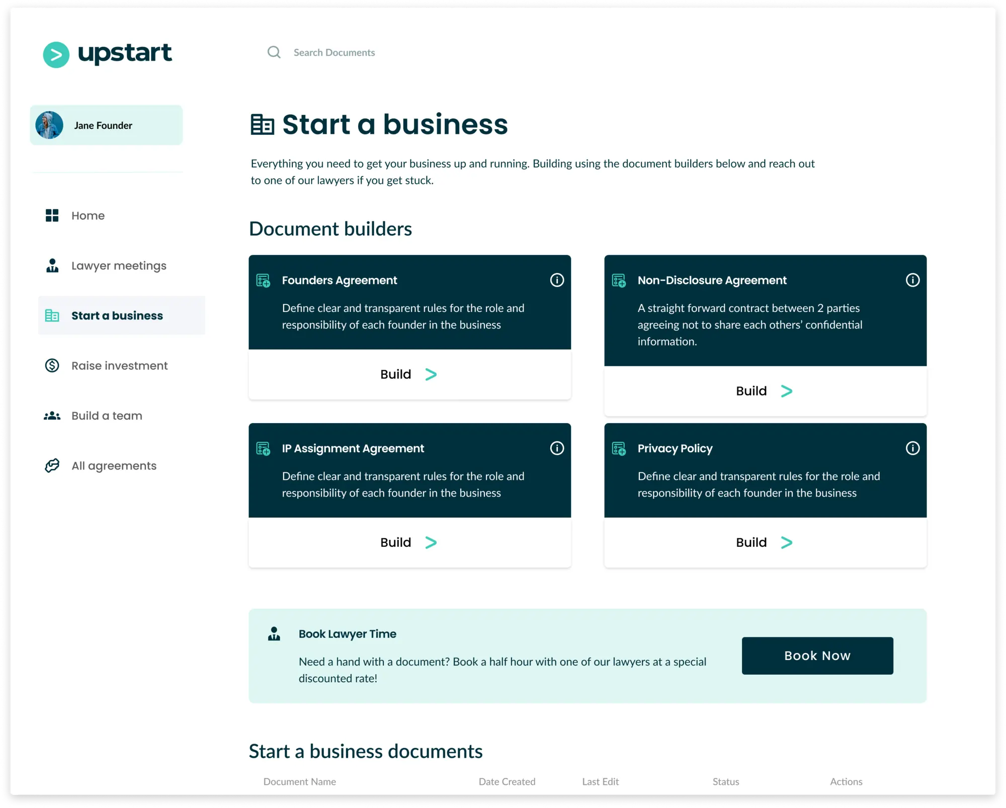 Desktop starting a business redesign