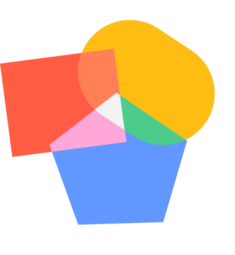shapes making Simon logo